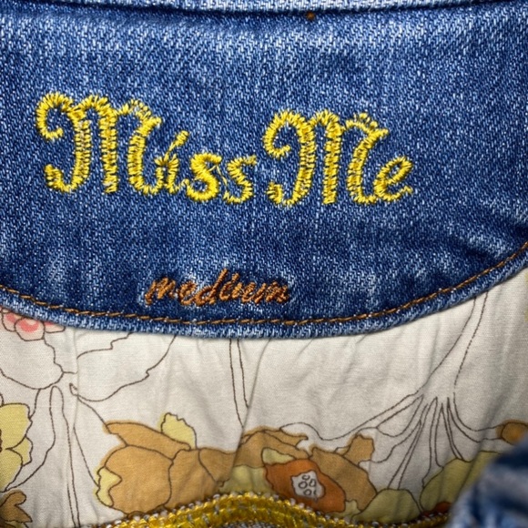 Miss Me Cropped Jean Jacket - Picture 7 of 8